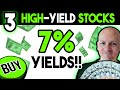 Top three 7 yielding dividend growth stocks to buy now