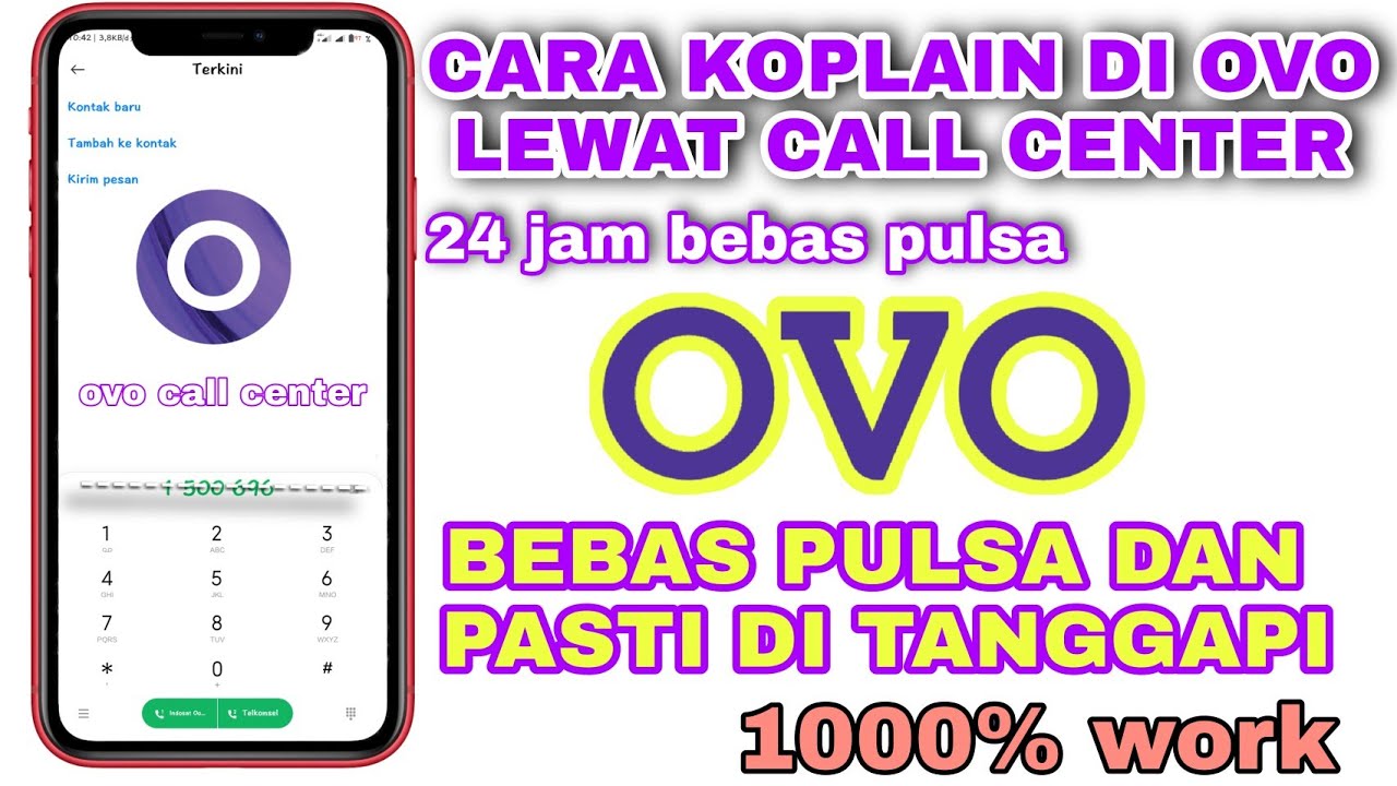 cara komplain Ovo Lewat call center 24jam bebas pulsa // pasti