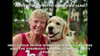 Indy's Tour of the Rally Grounds and Overnight/Camping Spots at the Winnebago Factory Service. E:19