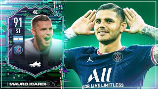Insane Upgrades 91 Flashback Icardi Player Review - Fifa 22 Ultimate Team