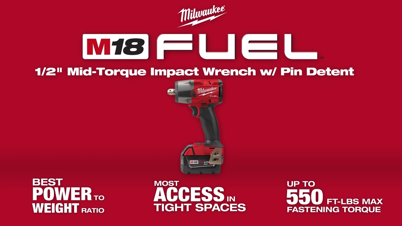 Milwaukee M18 FUEL 1/2 Mid-Torque Impact Wrench with Friction Ring