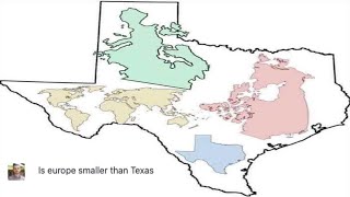 Is Europe Smaller Than Texas? (ChatGPT Artificial Intelligence)
