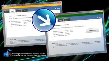 Restoring automatic malware definition updates in Microsoft Security Essentials in 2025 and beyond