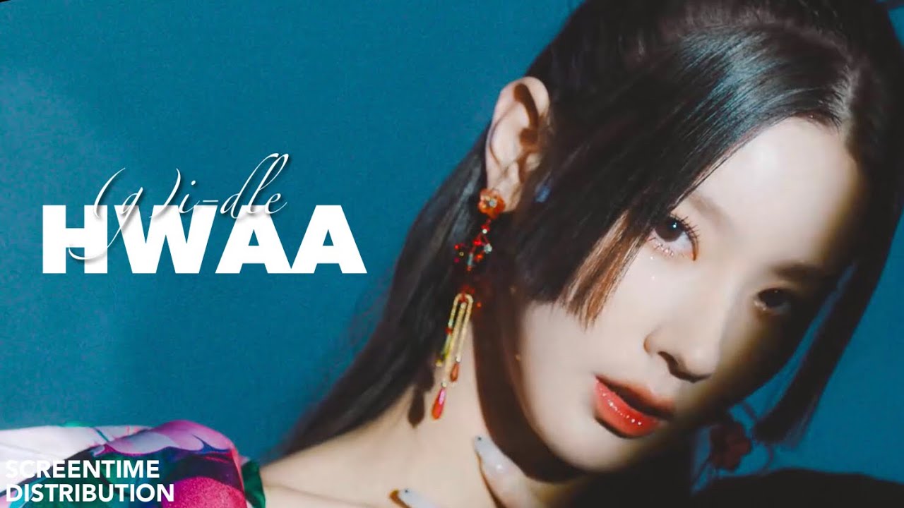 (G)I-DLE - HWAA (Focus/Solo ScreenTime Distribution)