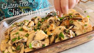 Gluten Free Italian Fall Favorites Chicken Marsala with Portobello Mushrooms