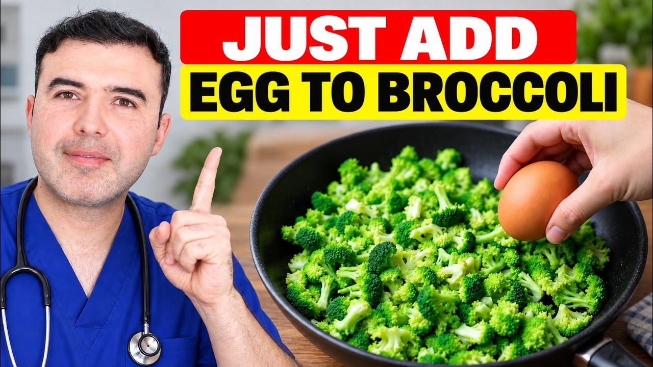 SARCOPENIA NO MORE; Regain your muscle mass this HIGH PROTEIN BROCCOLI OMELET for muscle loss