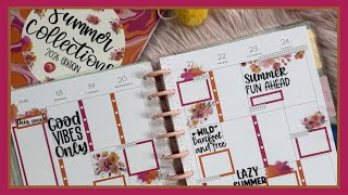 Plan with Me Using NEW Summer Collections by Amber Plans Her Day