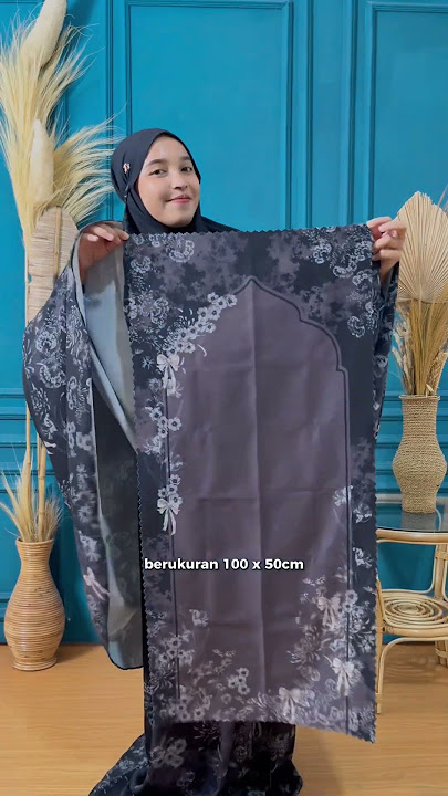 Siapa tim mukena hitam disini?? #mukena #mukenaveselka #mukenamotif #mukenaseserahan
