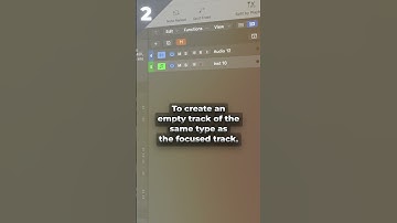 Quick ways to add tracks in #logicpro #logicprox #logicprotips #musicproduction #mixing