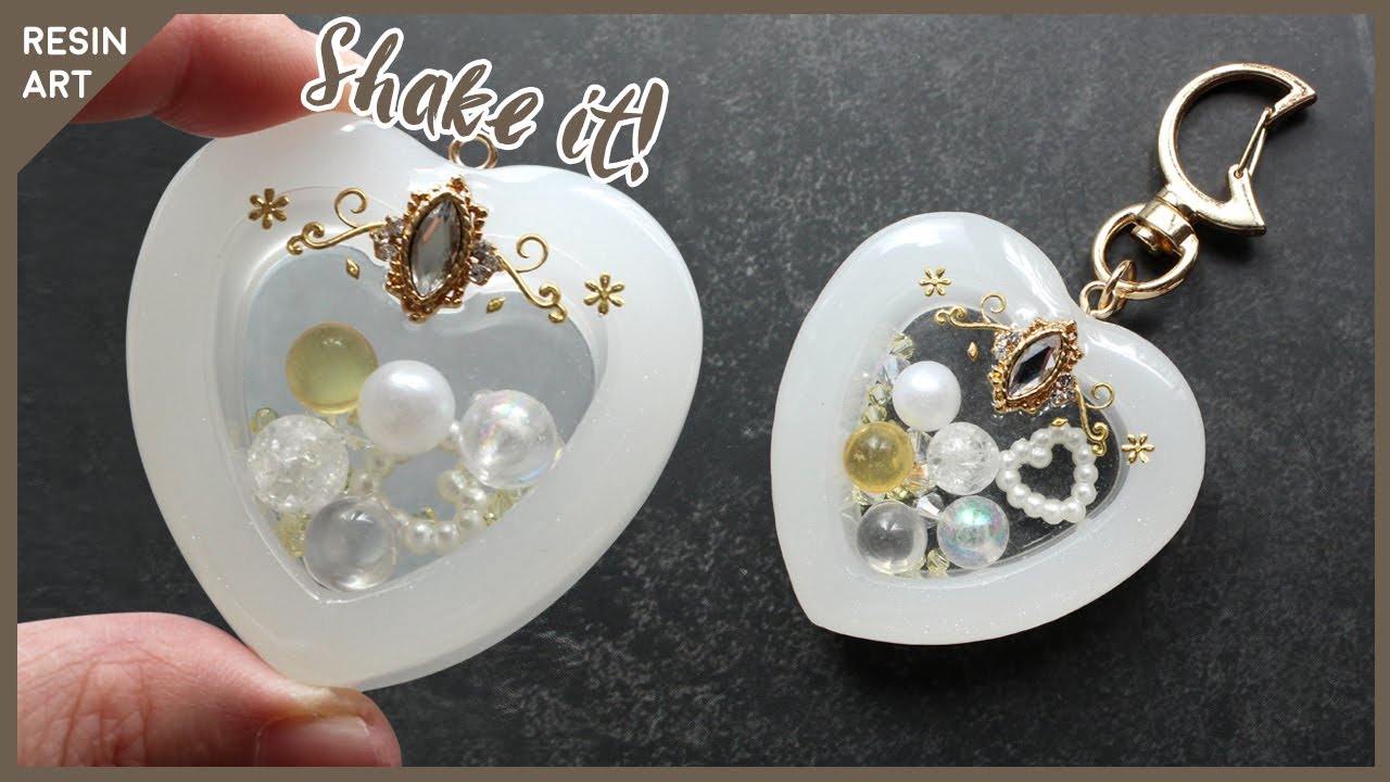 Смола Heart SHAKER Charm 💛 Учебник по искусству из смолы