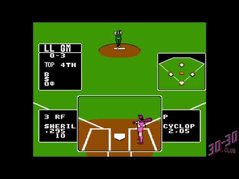 Baseball Stars (NES) - Gameplay