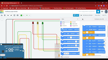 ROBOTİK KODLAMA #3 (Trafik lambası devresi-blok)