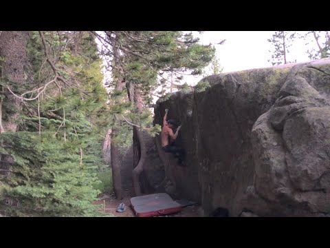 Beta Video for climb Trail of Tears v5, Lake Tahoe