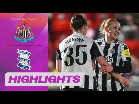 JORDAN NOBBS SCREAMER! 🚀 | Newcastle Utd v Birmingham City Highlights | Barclays WSL 2 25/26 — football highlights