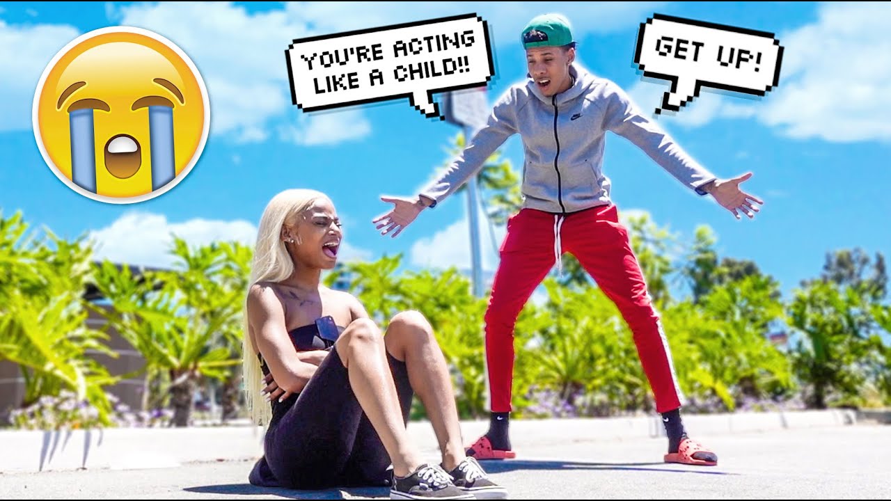 Throwing A TEMPER TANTRUM In PUBLIC To See My Boyfriend's Reaction