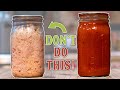 DO NOT do THIS when pressure canning MEALS!