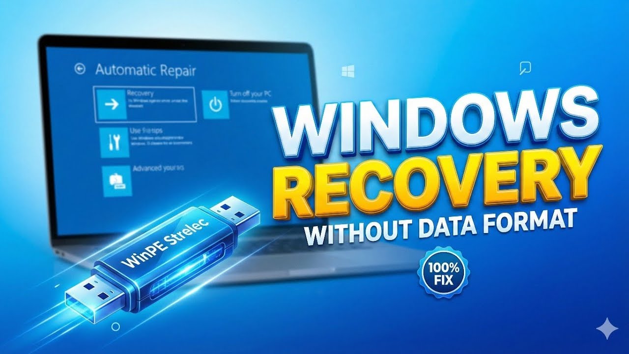 How to Fix Windows Recovery Error Without Formatting | No Data Loss (2026)