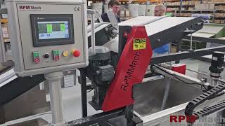 RPMMach KURULUM İNGİLTERE / RUBBER STRIP AUTO STACKER  STOCKER WIG WAG