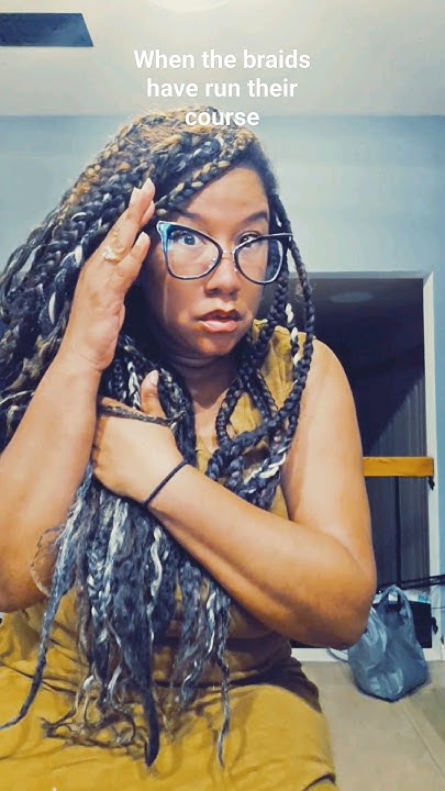  When is time to switch up the hair #braids #transition #selfcare - YouTube