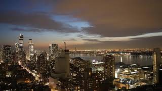 4K NYC Timelapse Day Turns to Night