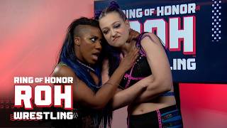 Athena gives a "gentle" reminder to Billie Starkz before #ROHSupercard of Honor | ROH TV 5/14/2026