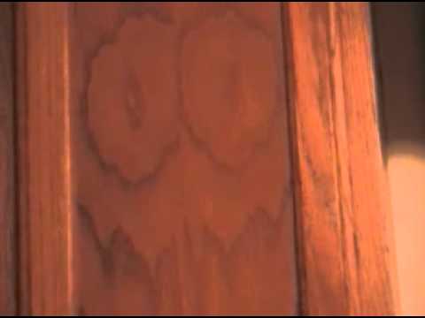 Creepy Cabinet - I wonder if they painted that on purpose.