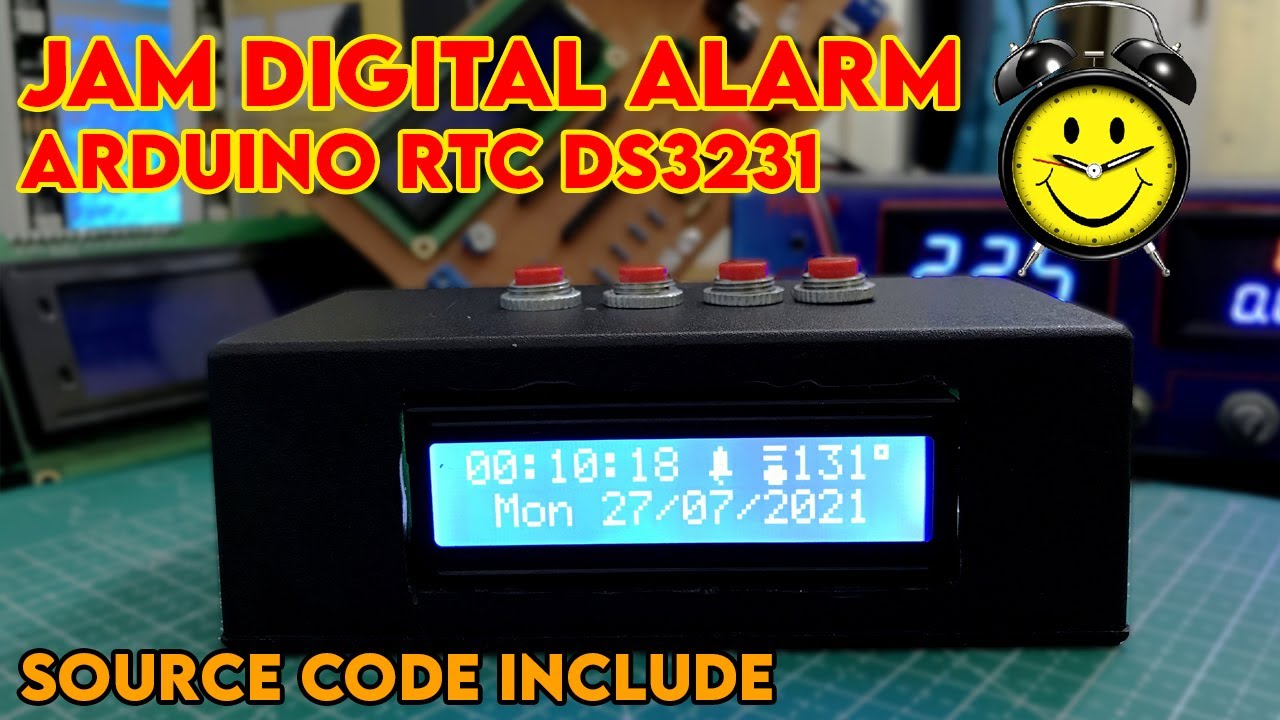 Cara mudah membuat jam digital alarm Arduino|Arduino rtc DS3231 - YouTube