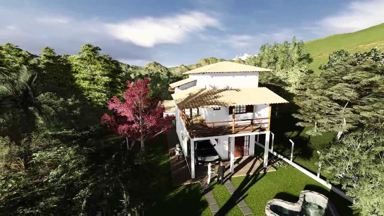 Passeio virtual Casa de Campo Autocad
