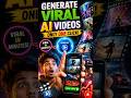 Generate Viral AI video only one click without prompt #ai #shorts