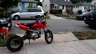 SSR 125 First Start And Hard Riding