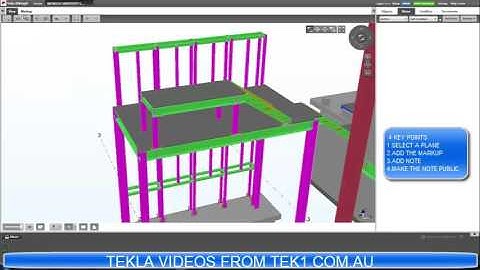 How To Add Markup to Tekla BIMSight