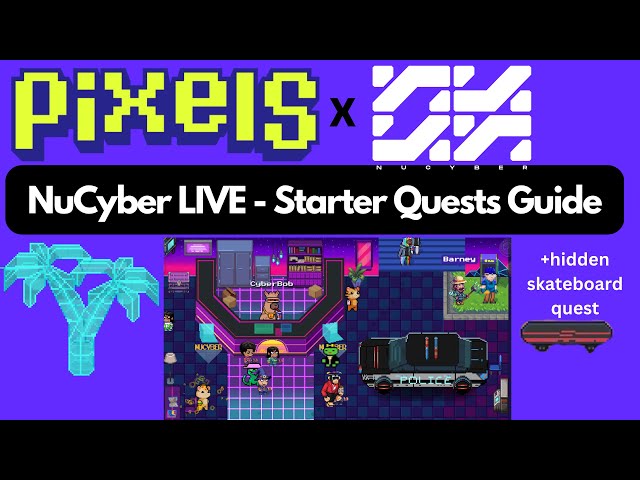How to Start Playing NuCyber - Quests, $Cyber and Secret SKATEBOARd 01 Quest class=