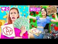 TIKTOK POPULAR vs NERD UNPOPULAR IN SCHOOL || How To Be Popular #funny  situations by @123 GO Like!