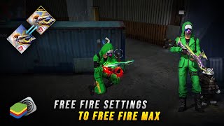 HOW TO TRANSFER BLUESTACKS FREE FIRE SETTINGS TO FREE FIRE MAX || BLUESTACKS SETTINGS || DARK FANG