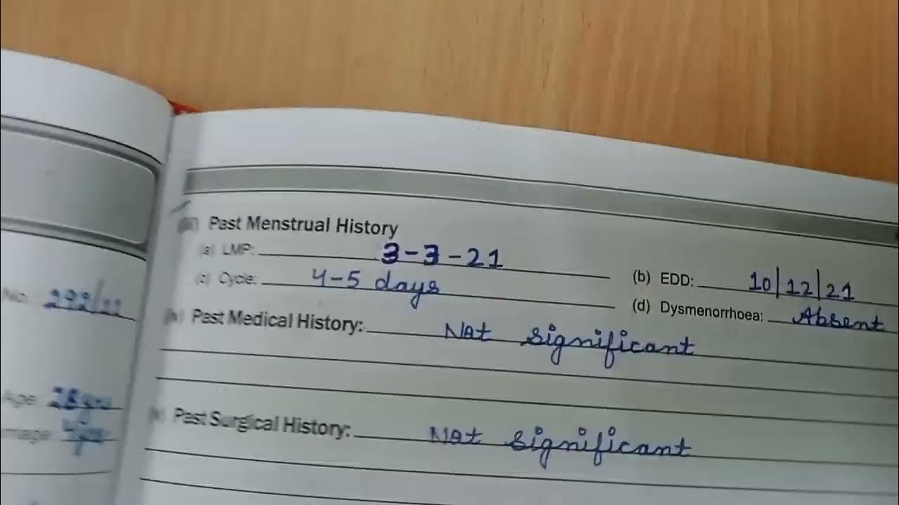 How to fill obg case book 📕 Antenatal case Nursing discussion