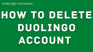 How to delete Duolingo account