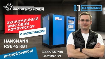 Бюджетный винтовой компрессор Hansmann: обзор и преимущества