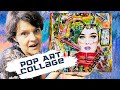 How to Create A Pop Art Collage  On Canvas Full Tutorial For Beginners
