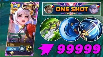 NEW UPDATE! LAYLA NEW ABNORMAL BURST CRIT DAMAGE BUILD!🔥 (must try) LAYLA BEST 1 HIT BUILD 2025!!