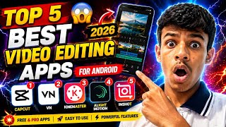 🔥 Top 5 Best Video Editing Apps for Android 2026@ManojDey #videoediting