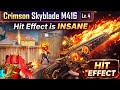 New Crimson Skyblade M416 Upgraded to Hit Effect! 😍 | Crimson Skyblade M416 Gameplay