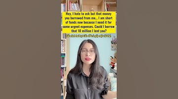 Cách đòi nợ bằng tiếng Anh || #Shorts