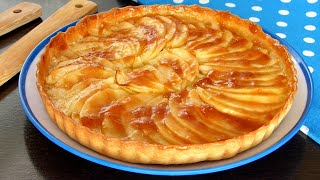 Tarta De Manzana con Masa Quebrada  Postres Faciles 