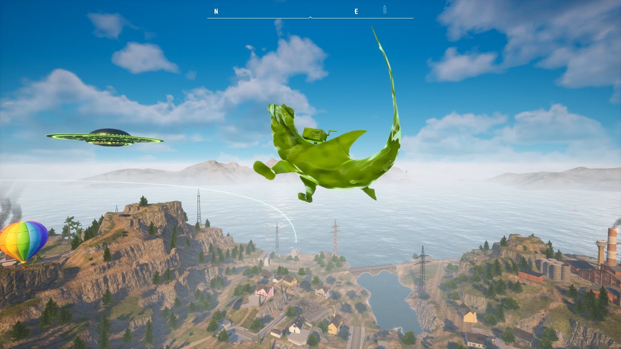 🦈 White Hammerhead Shark Comedy in Goat Simulator 3! Funny Moments, Jumps, Fails, and Crashes in 4K