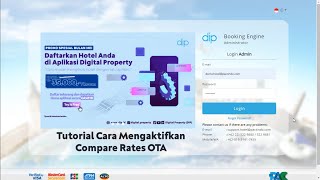 Tutorial Booking Engine Dip Cara Mengaktifkan Compare Rates Ota
