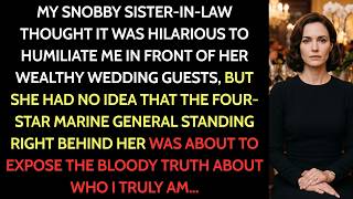 Full My Sister in Law Mocked Me at the Wedding—Then a Marine General Froze When He Saw Me Guide
