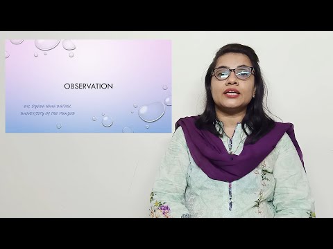 Observation as a data collection technique (Urdu/Hindi)