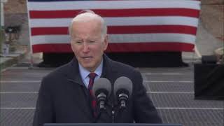 WATCH LIVE: President Biden describes how new law repairs and rebuilds nation's roads and bridges.
