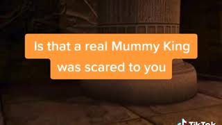 Tyrone is not a real Mummy King was scared of you!