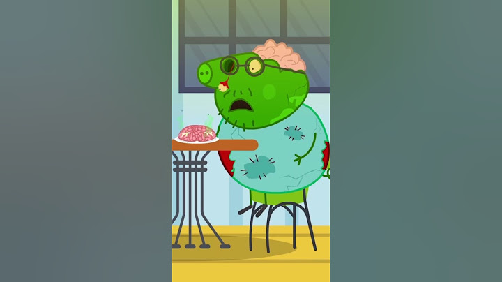 Daddy Pig Zombie Eats in restaurant - Peppa Pig Parodies #peppapig #PeppaPigZombie #funnycartoon